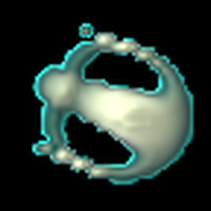 Compiled Orbium at step 100.